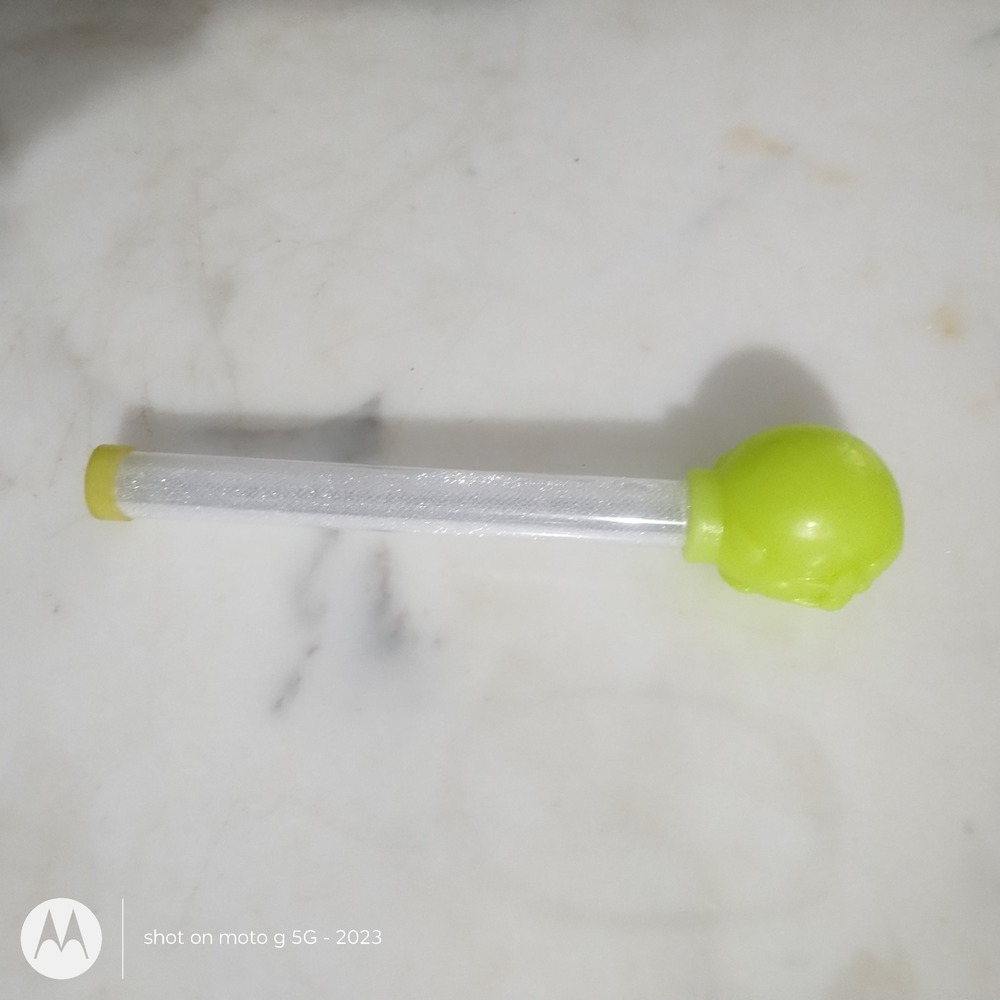 Neon Green Light Up Skull Wand Glitter Handle Halloween Costume Accessory